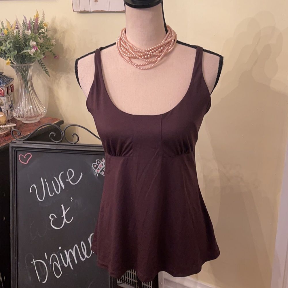 Y2K Moda Intl Sz M Strappy Bratop Cami Tank EUC